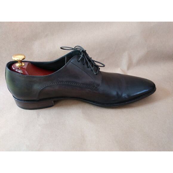 Hugo Boss Men\'s Shoes Business Man Luxury Leather Brown Made In Italy main image 10